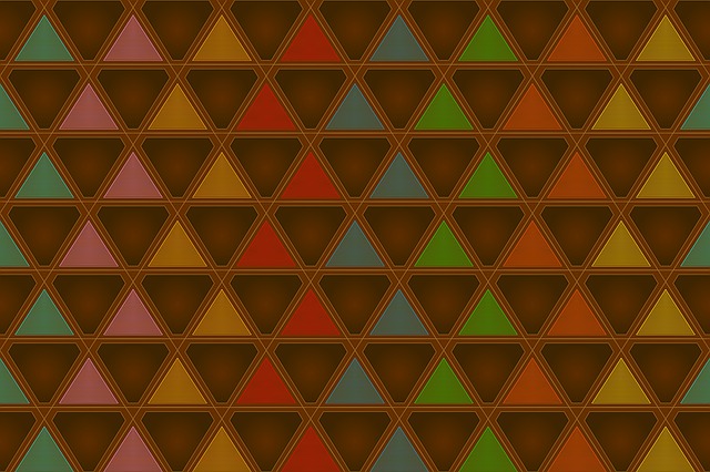 Free background colorful triangle illustration
