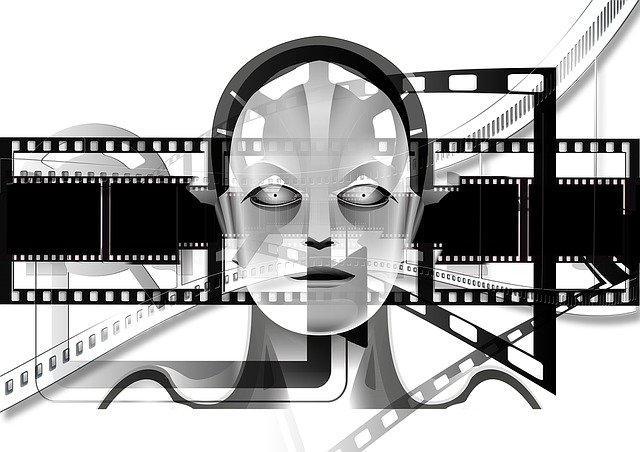 Download free HD stock image of Demonstration Projector Free demonstration projector black-and-white illustration