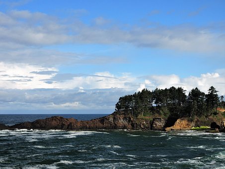Depoe Bay, Oregon, Kyst, Ocean