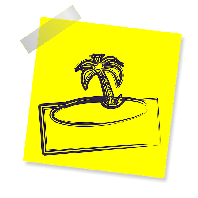 Free travel tropical nature illustration