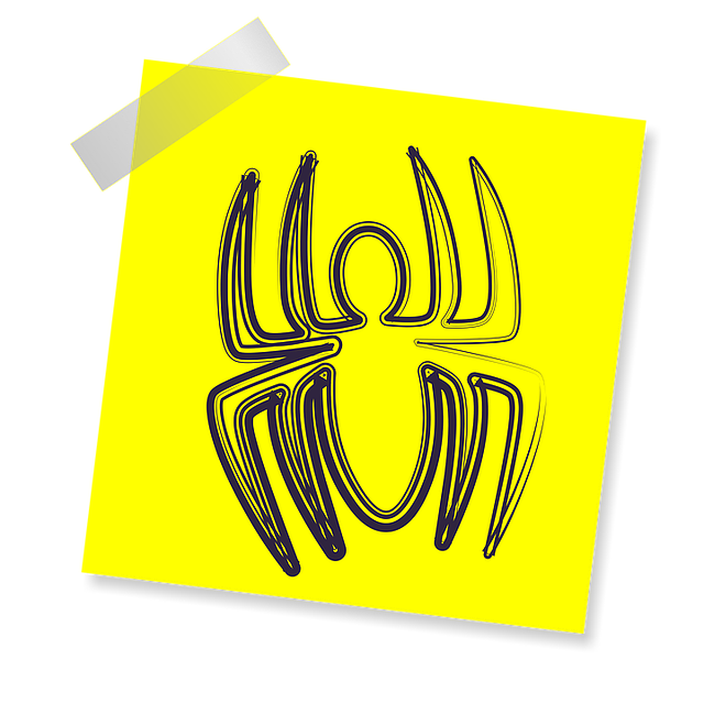 Free spider insect icon illustration