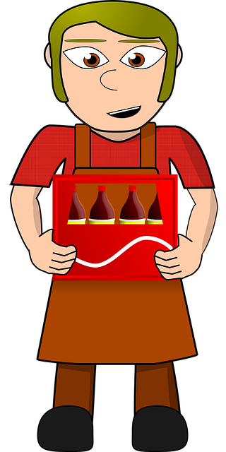 Free clerk stock worker vector