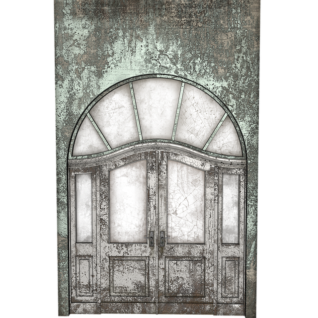 Free door old masonry illustration