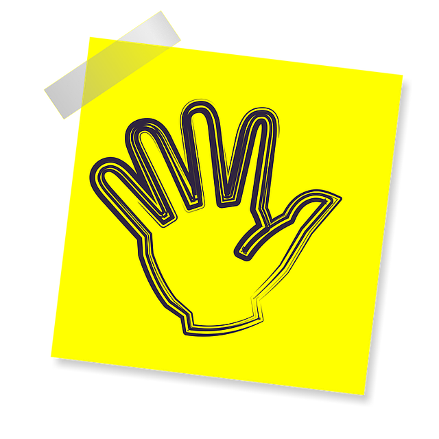 Download free HD stock image of Hand Palm Free hand palm sign illustration