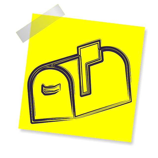Download free HD stock image of Mail Box Sign Free mail box sign icon illustration