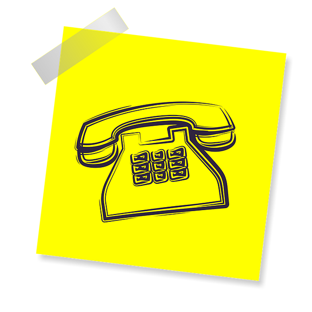 Free phone telephone communication illustration