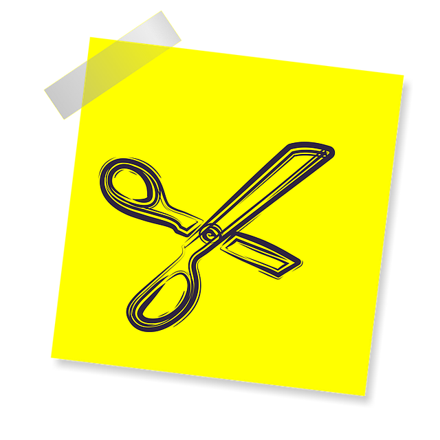 Free scissors sign icon illustration
