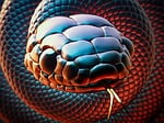 snake, snakehead, black