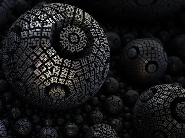 Free sphere cube math illustration
