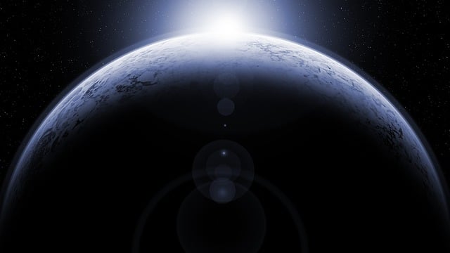 Free planet moon globe illustration