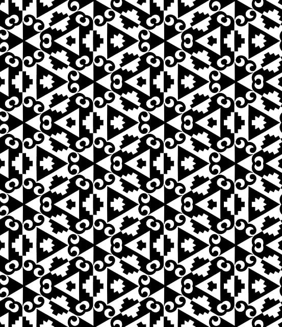 Free geometric tile background illustration