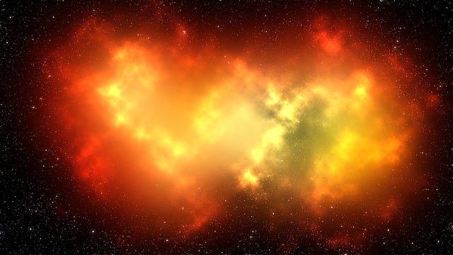 Free space nebula stars illustration