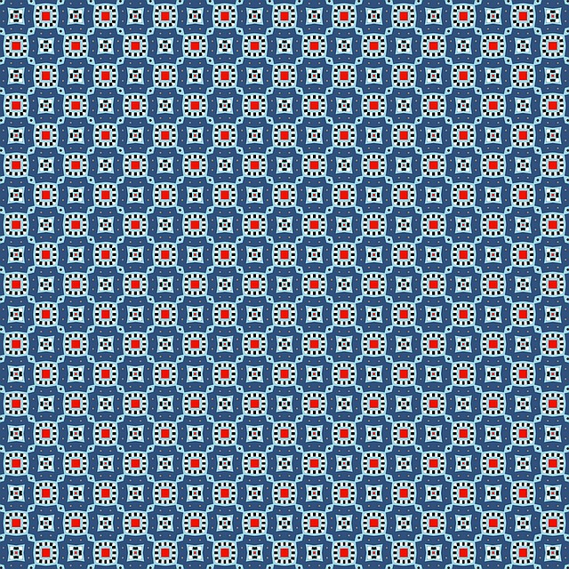 Free geometric tile background illustration