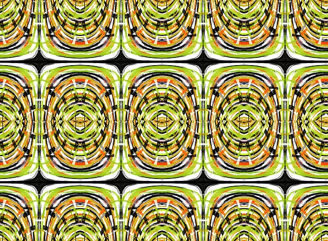 Free painterly tile background illustration