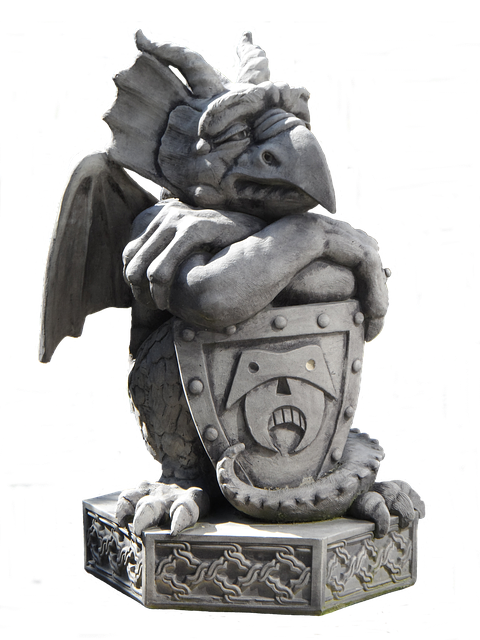 Free sculpture gnome isolated illustration