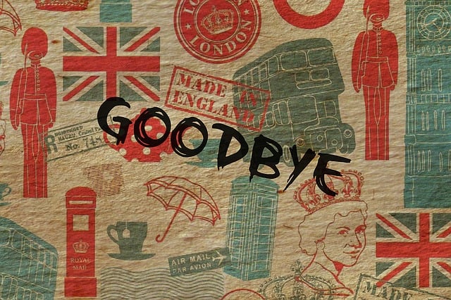 Free brexit goodbye farewell illustration