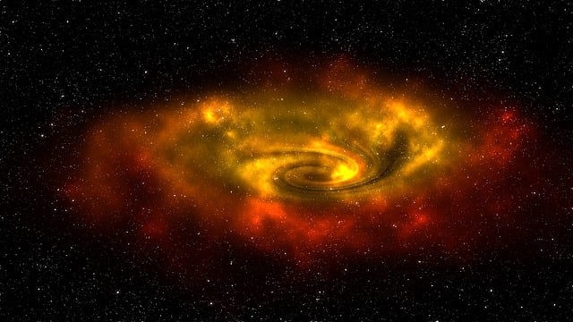 Free galaxy nebula space illustration