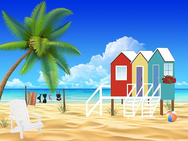 Chozas, Naturaleza, Casas, Playa, Mar