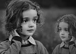 child, the little girl, portrait