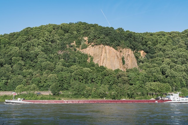 Rhein, Koblenz, Fluss, Schiffe, Natur