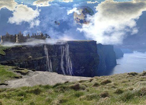 Fantasie, Landschaft, Zusammengesetzt