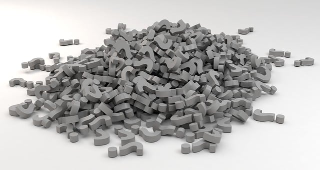 Free question mark pile question illustration