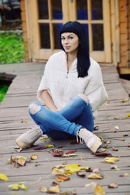Free Autumn Young Woman photo and picture