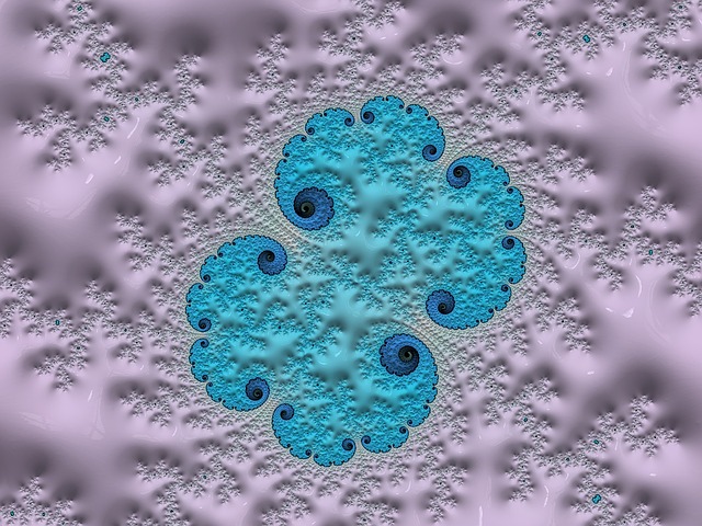 Free fractal art pattern illustration