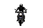 isolated, transparent, motorcycle