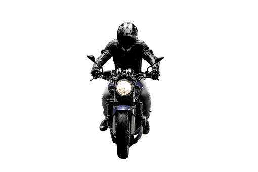 Izolovaný, Průhledný, Motocykl, Helma