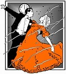 dancing, dance, red