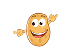 potato, cartoon, character