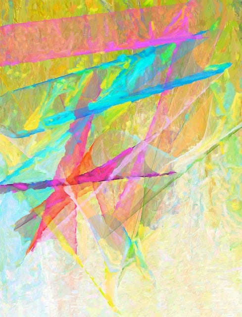 Free abstract background painterly illustration