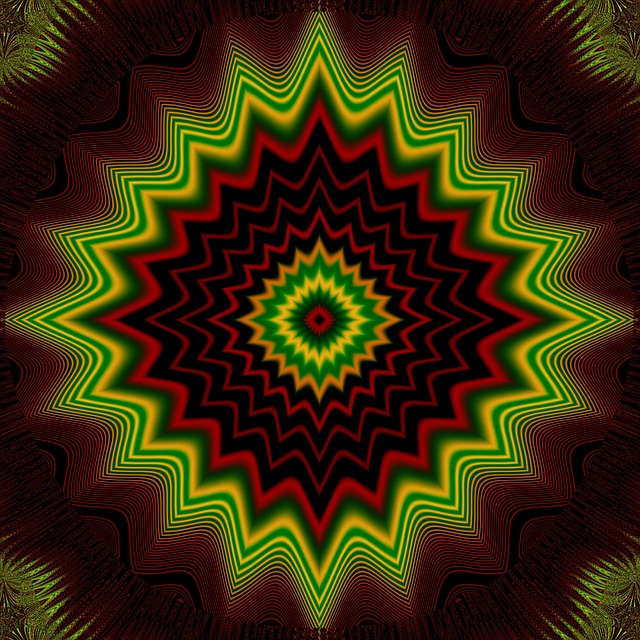 Free fractal artwork idea illustration