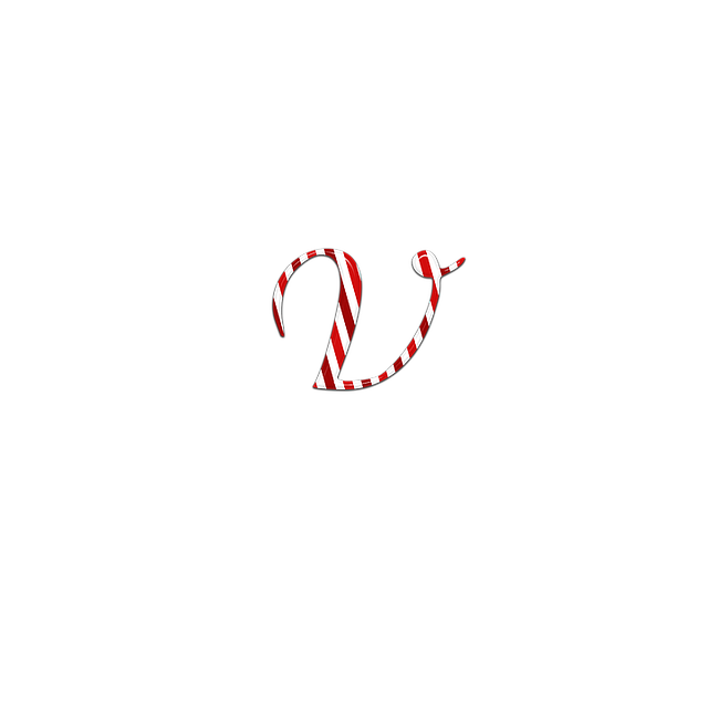 Free Candycane Letter illustration and picture