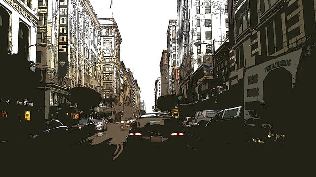 Calle, Escena, Ciudad, Urbano, Viaje