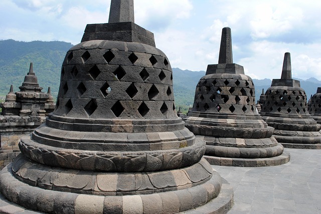 Borobudur, Indonesien, Bu, Buddhismus
