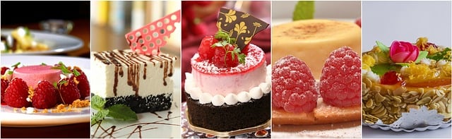 Free dessert collage food collage illustration