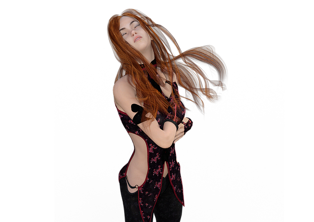 Free woman hair redhead illustration