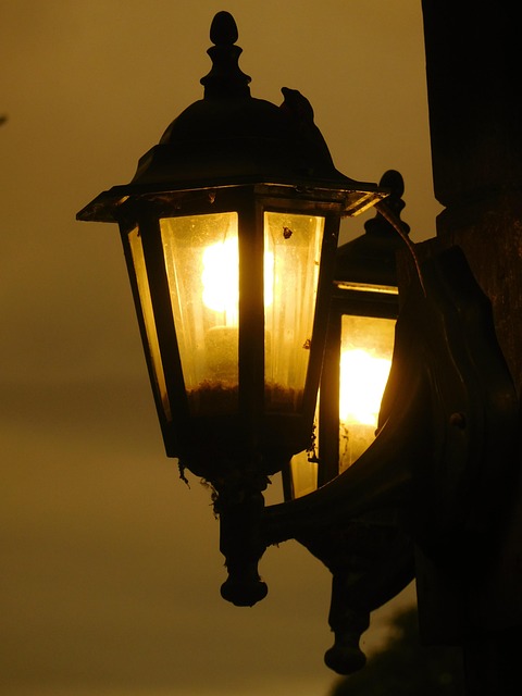 Lampe, Laterne, Abend, Erleuchtung