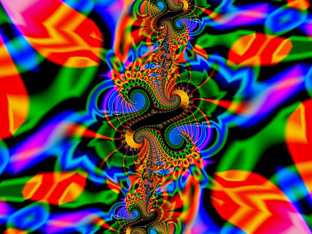 Free abstract fractal artwork illustration