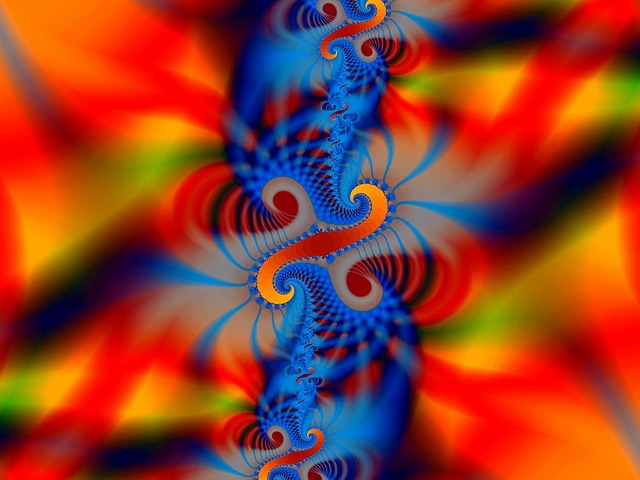 Free abstract fractal artwork illustration