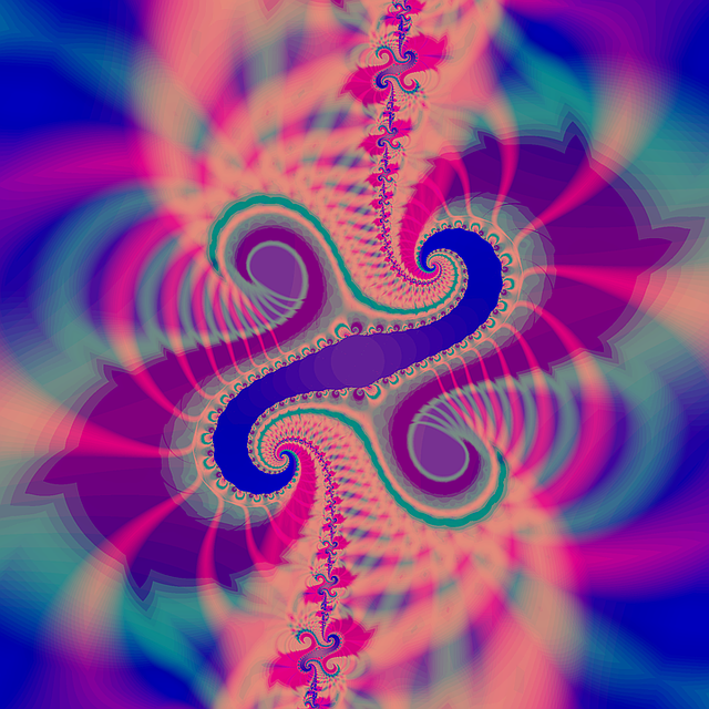 Free abstract fractal artwork illustration