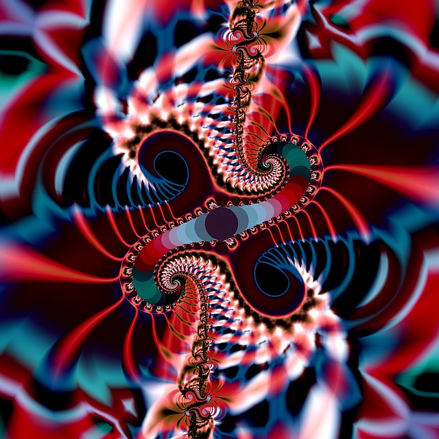 Free abstract fractal artwork illustration