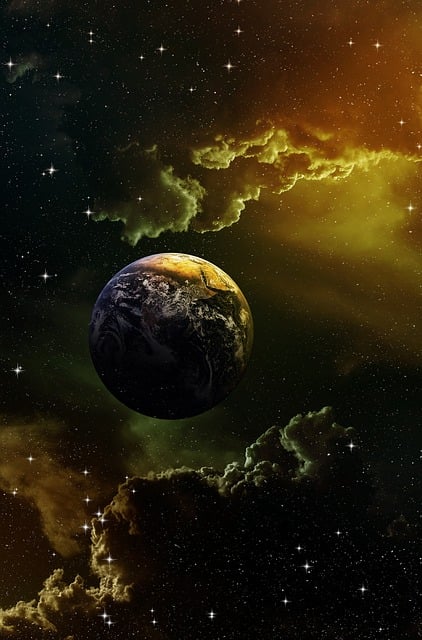 Free space sky fantasy illustration