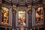 church, altar, altarpiece