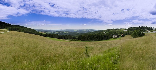 Panorama, Áustria, A Estrada, Montanhas