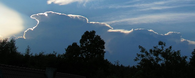 Wolken, Storm, Gezicht