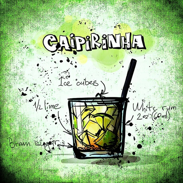 Download free HD stock image of Caipirinha Cocktail Free caipirinha cocktail drink illustration