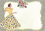 vintage, lady, fashion